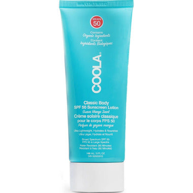 COOLA Classic Écran solaire pour le corps FPS 50, parfum goyave-mangue
