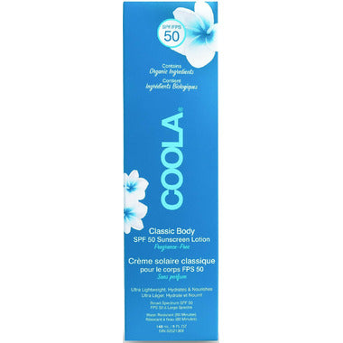 COOLA Classic Écran solaire pour le corps FPS 50, sans parfum