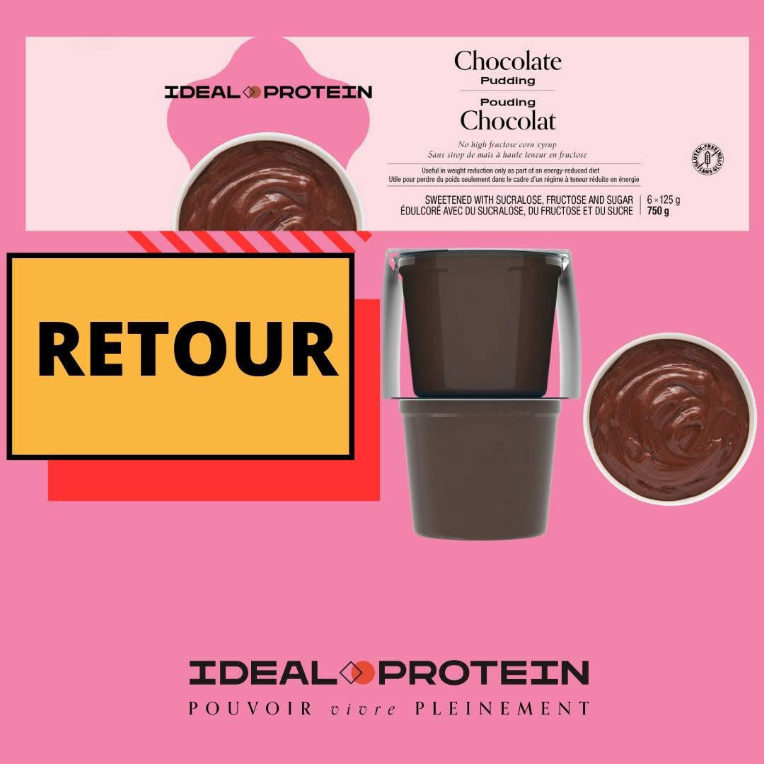 Pouding au Chocolat (Prêt-à-Servir) Paquet de 6