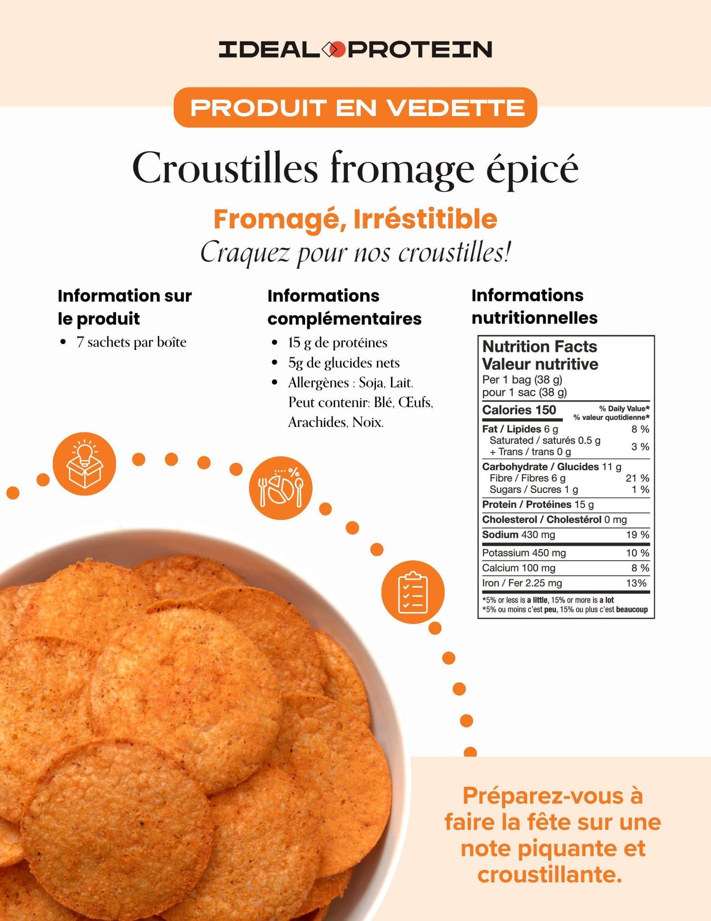 Croustilles Fromage Épicé