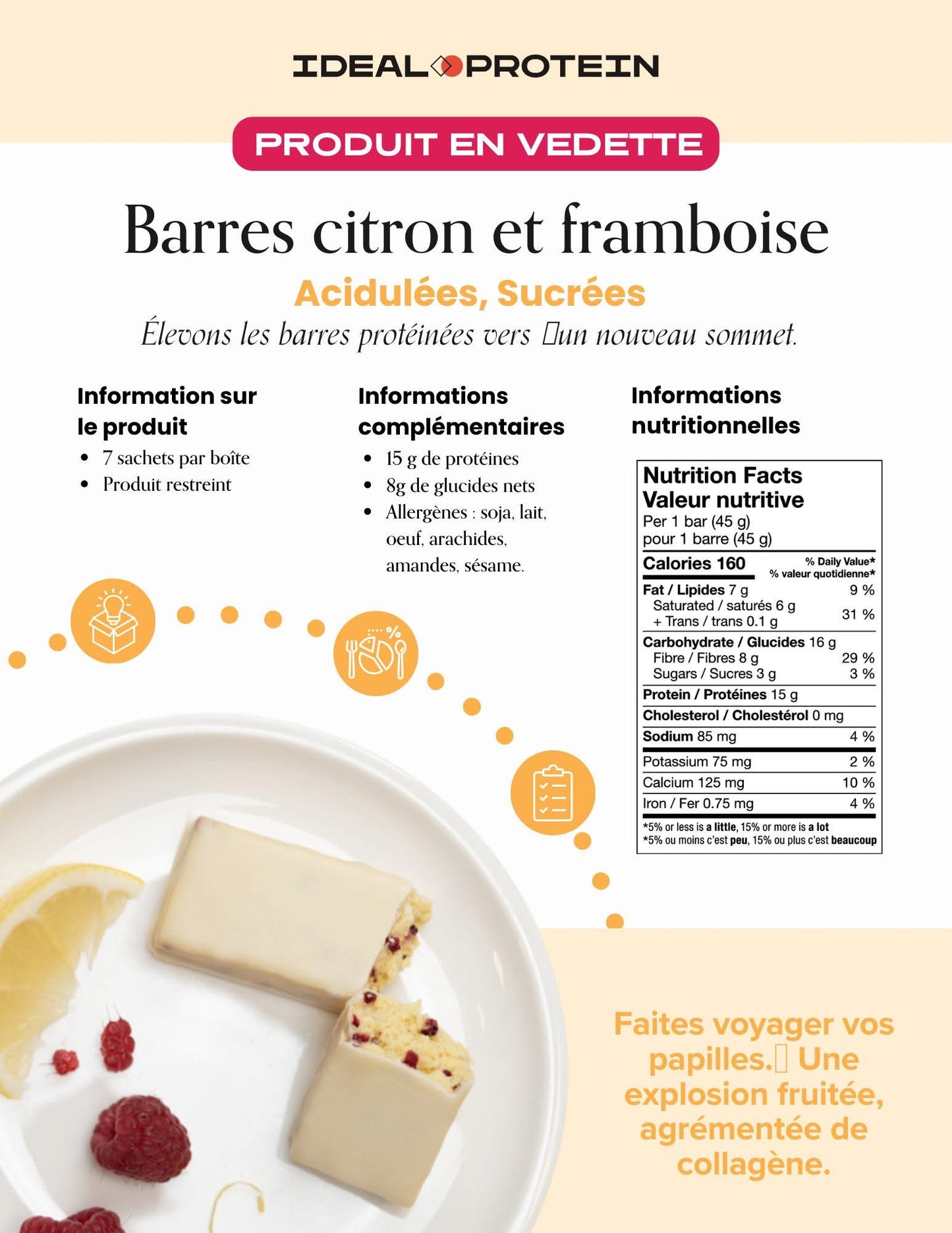 Barre Citron Framboise