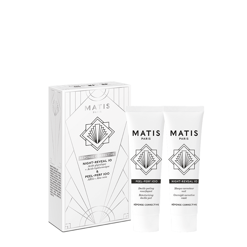 Mini Corrective Inclut : Night-Reveal 20 mL + Peel-Perf 20 mL.
