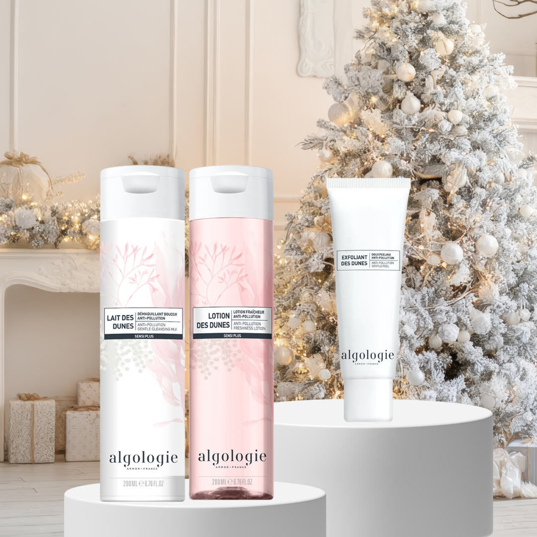 Coffret Cadeau Algologie Nettoyants & Exfoliant Peaux Sensibles