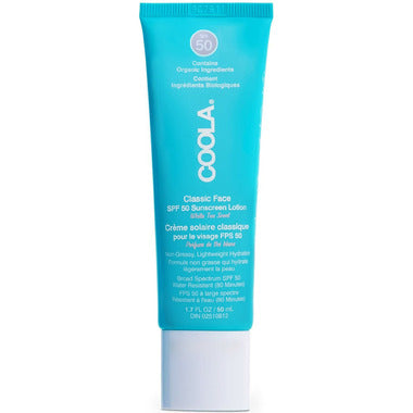 COOLA Crème solaire classique pour le visage au thé blanc FPS 50