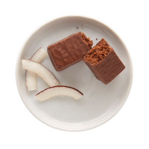 Barre chocolatée à la noix de coco