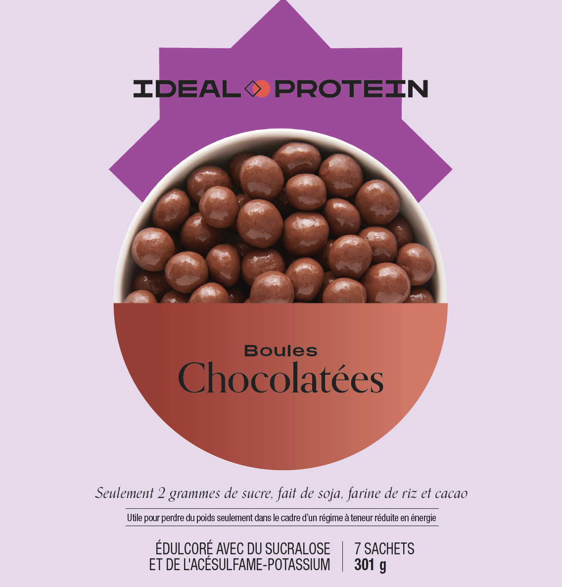 Boule de soja chocolatées