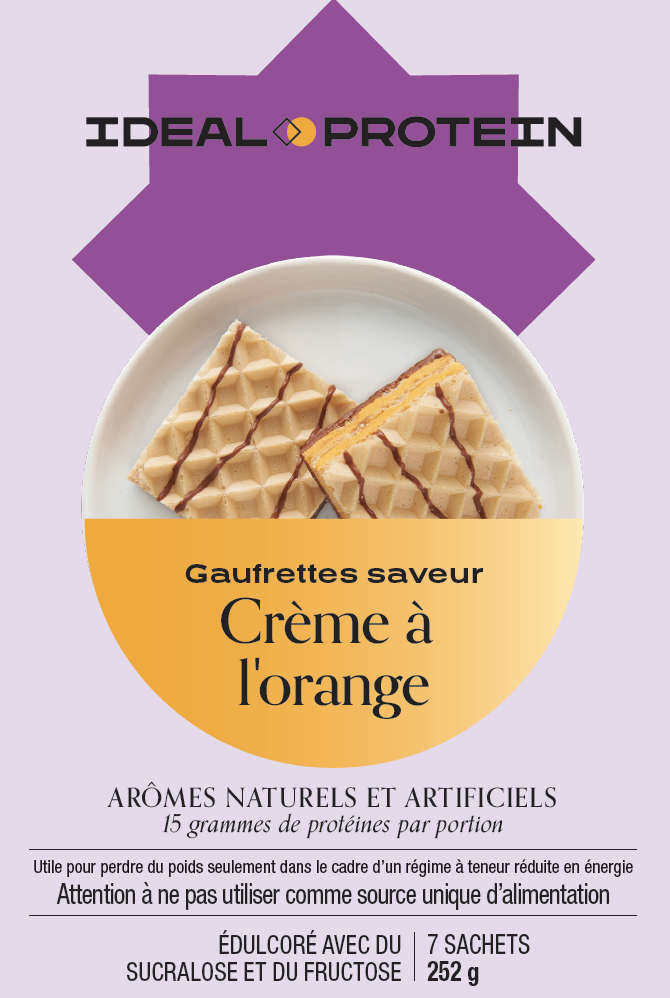 Gaufrettes à l'orange