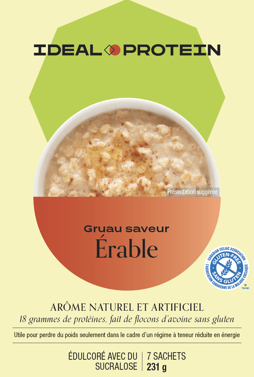 Gruau à saveur d'érable