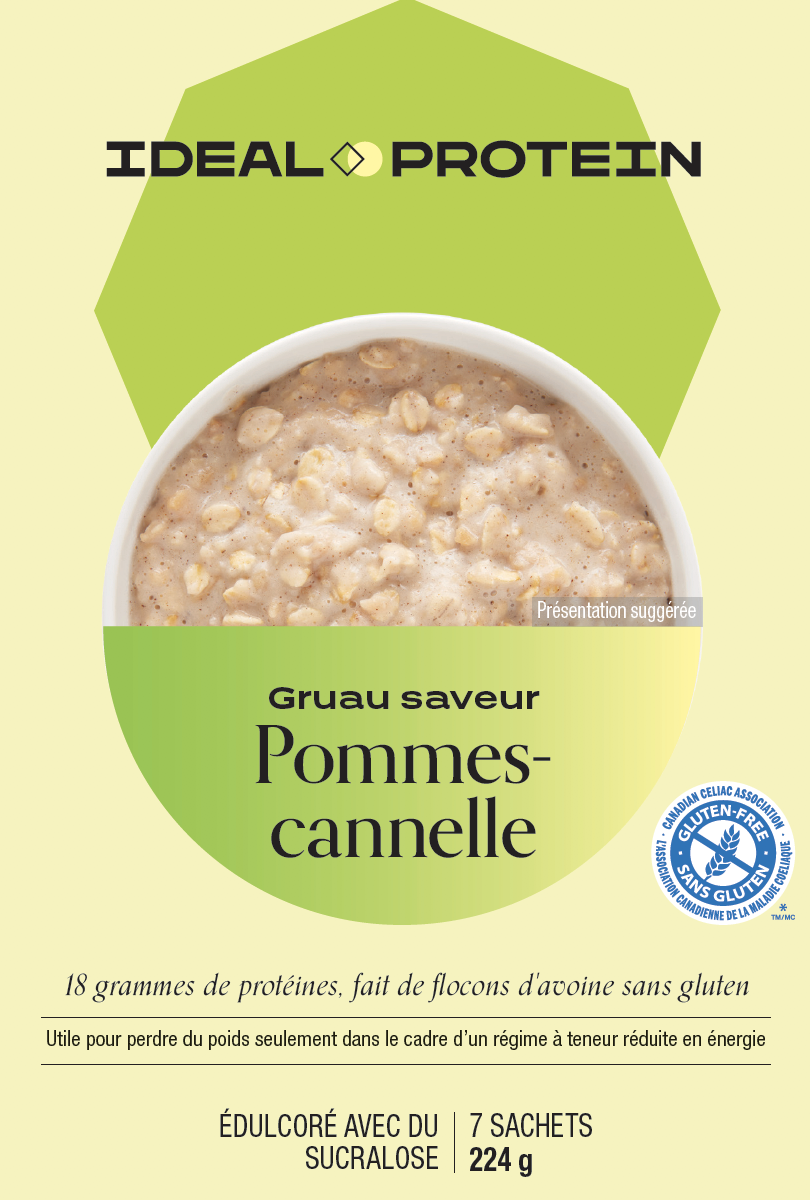 Gruau aux pommes-cannelle