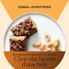 Barre protéinée au four chocolat beurre d'arachides