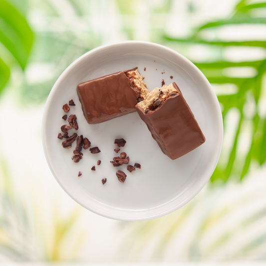 Barre à saveur de tourbillon de pâte à biscuits