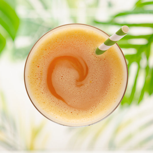 Préparation pour boisson à saveur de pêche mangue