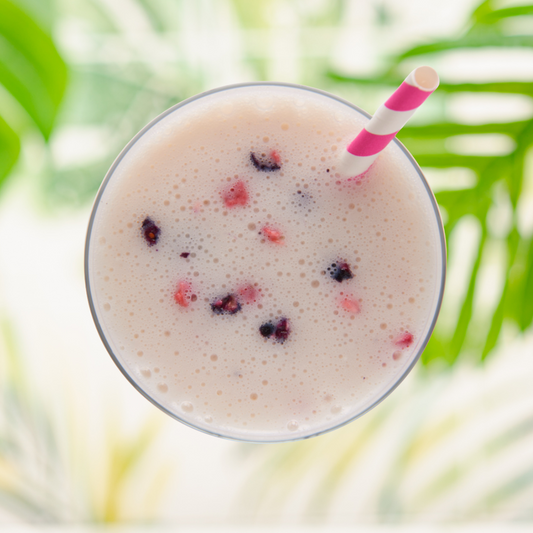 Préparation pour smoothie déjeuner aux petits fruits