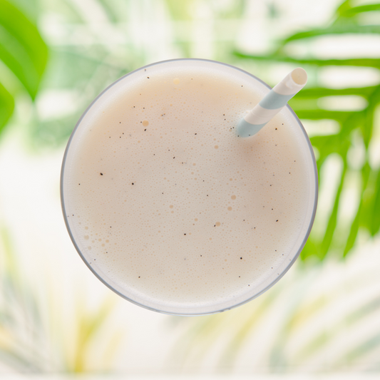 Préparation pour boisson à la vanille