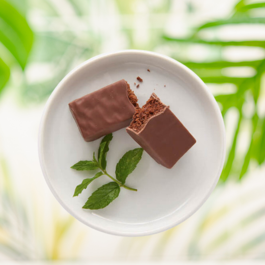 Barre chocolate à la menthe