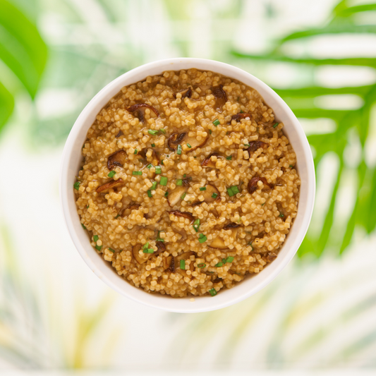 Pâtes au parmesan crémeux et champignons