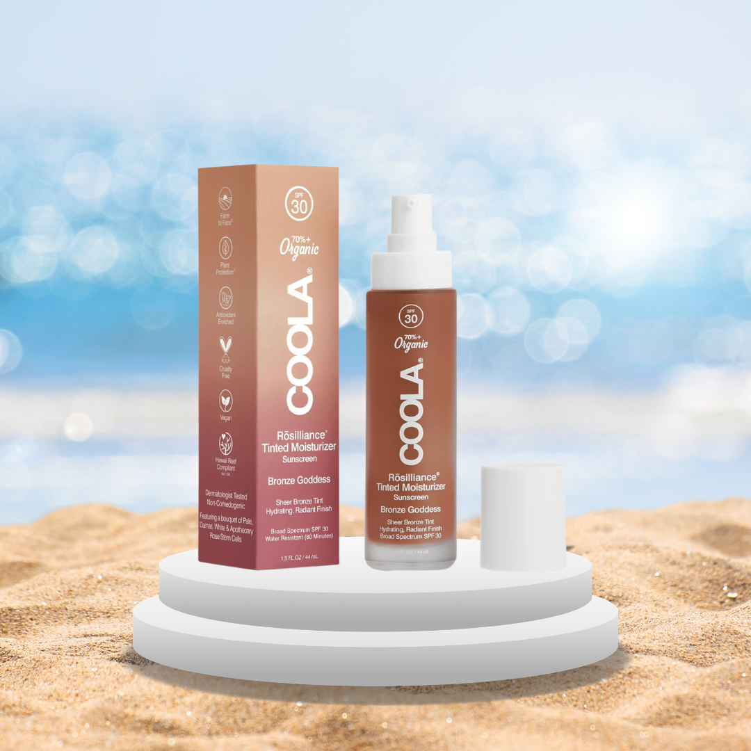 COOLA Rosilliance hydratant teinté écran solaire biologique FPS 30, Déesse de bronze
