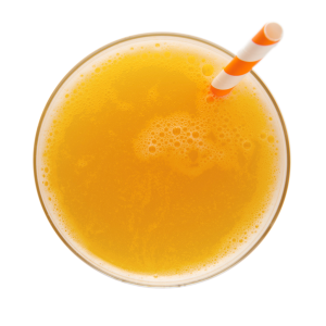 Préparation pour boisson à l'orange