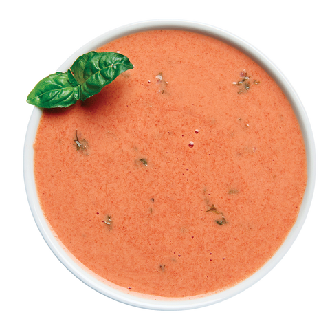 Préparation pour soupe à saveur de tomate et basilic