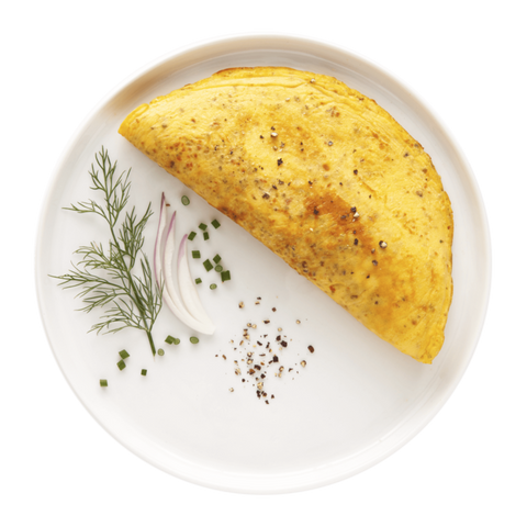 Omelette au fromage et fines herbes
