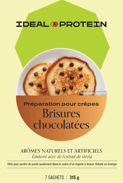 Préparation pour crêpes aux brisures chocolatées