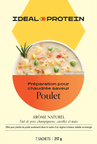 Préparation pour chaudrée saveur de poulet